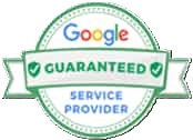 We are Google Guaranteed