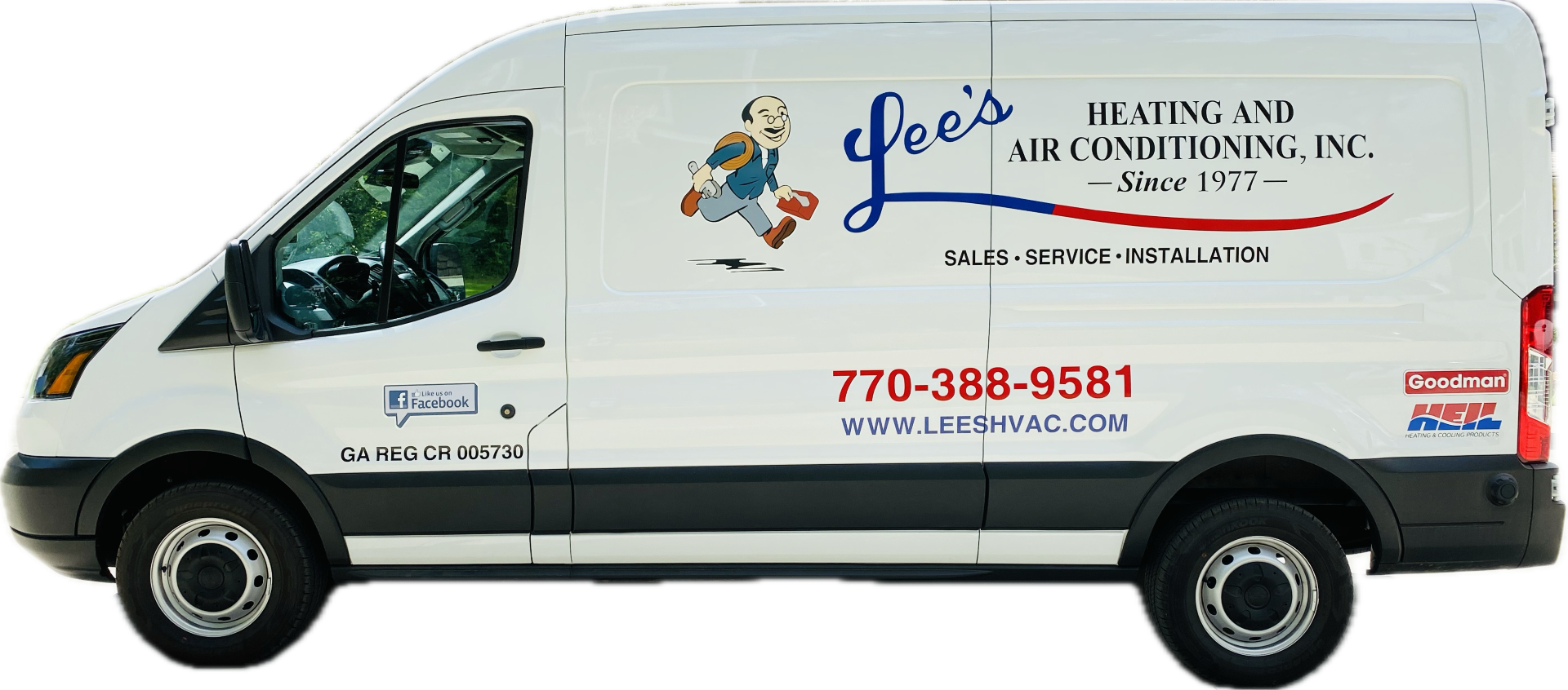 Lee's Heating and Air Van